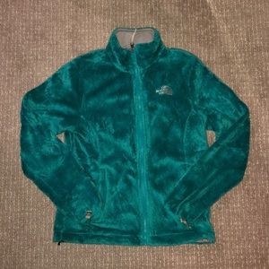The North Face women’s furry fleece jacket